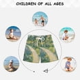 thumbnail image 6 of FORMRS Boys Swim Trunks Quick Dry Mesh Liner Boardshorts Sizes XS-XL, Art Garden Scene, 6 of 7