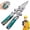 17-in-1, variant on 20 in 1 Foldable Wire Stripper, Folding Stylus Screwdriver Wire Stripper With Electricity Measurement Function & Voltage Detector, Cable Cutters With Plier, Crimper, Twister, Splitting (17-in-1)