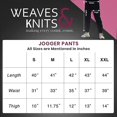 thumbnail image 5 of Weaves & Knits Jogger Sweatpants Originals Men's Fleece Midweight with Pockets,, XL, Black, 5 of 5