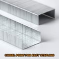 thumbnail image 4 of czcpp-Staples Lot de 5 - 25,000 Agrafes Standard - Agrafes Standard Robustes à Pointe Biseautée 1/4 Pouce - Agrafes Standard pour Agrafe Sans Confiture pour Bureau, 4 of 4