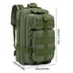 thumbnail image 3 of Mochila militar para hombre Mochila táctica Oxford 3P resistente al frío (verde militar), 3 of 8