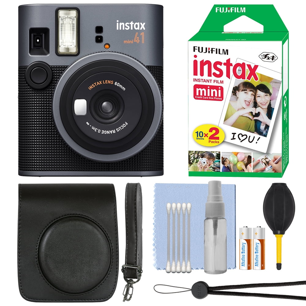 Fujifilm Instax Mini 11 Instant Fuji Film Camera Charcoal Gray+ 40