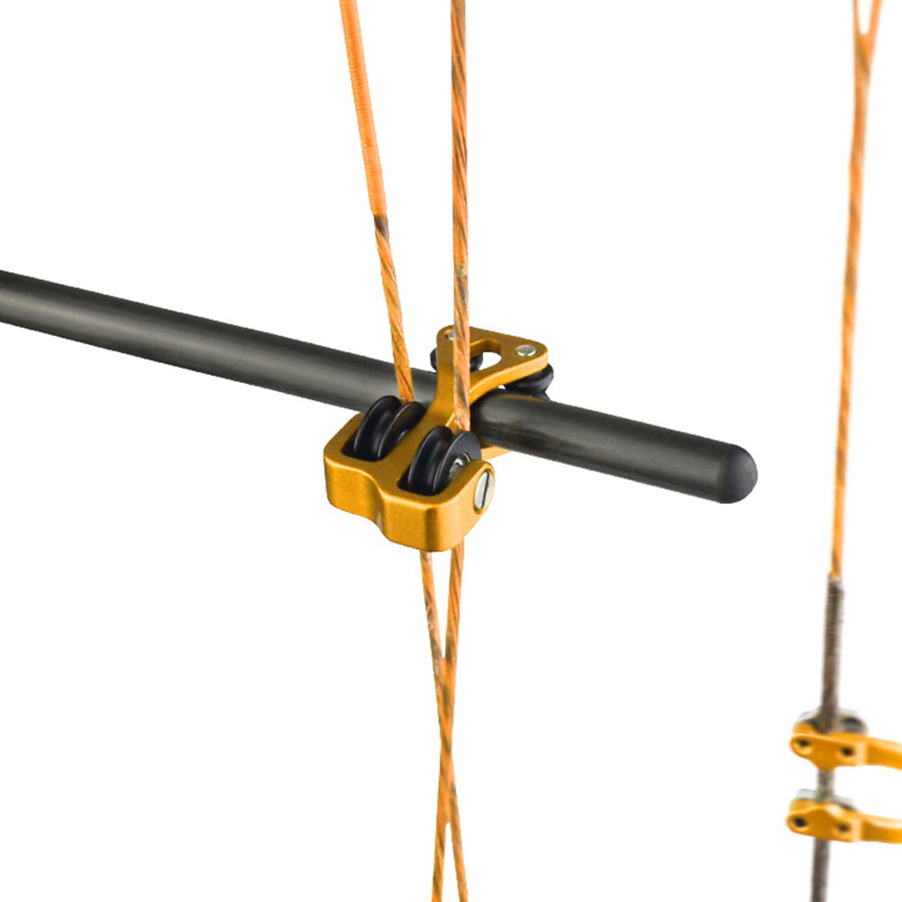 Archery Cable Slide Roller Aluminum String Splitter Glide Separator Compound Bow 