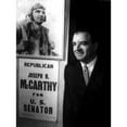 thumbnail image 2 of Joseph Mccarthy After He Defeated Incumbent Senator Robert Lafollette Jr. In The Wisconsin Republican Primary Election, 2 of 2