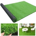 thumbnail image 2 of Artificial Grass Rug Indoor Outdoor,Artificial Grass Mat,Turf Grass for Patio,Realistic Fake Grass Turf,Thick Synthetic Grass Mat Fake Grass Lawn Carpet Roll Mat with Drain Holes for GardenLandscape, 2 of 8