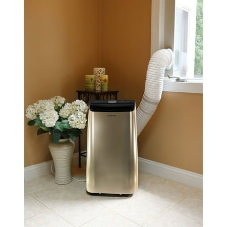 Amana - 450 Sq. Ft. Portable Air Conditioner - Black/Gold