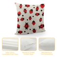 thumbnail image 4 of Fenyluxe  Ladybug Pillow Cover,Decorative Throw Pillow Ladybird Seamless Pattern Pillow cases Outdoor Indoor Square Cushion Covers for Home Sofa couch 20x20in, 4 of 5