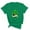 Green, variant on Saint Patricks Day Shirt Women's Fashion Saint Patrick Printed Round Neck Short Sleeves Casual T-Shirt Top St. Patricks Day Shirts for Women
