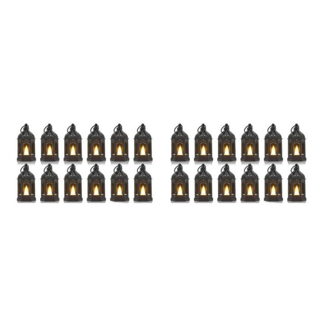 Maytalsory 2x Black Spooky Ambiance Guaranteed Cauldrons Halloween Decor With Flickering Candlelight How black-12PCS 2Set