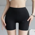 thumbnail image 2 of TRUBKH Slip Shorts for Women Under Dresses Thigh Society Seamless Shorts Underskirt Shorts to Wear Under Dresses Compression Shorts for Women Black Xl, 2 of 5