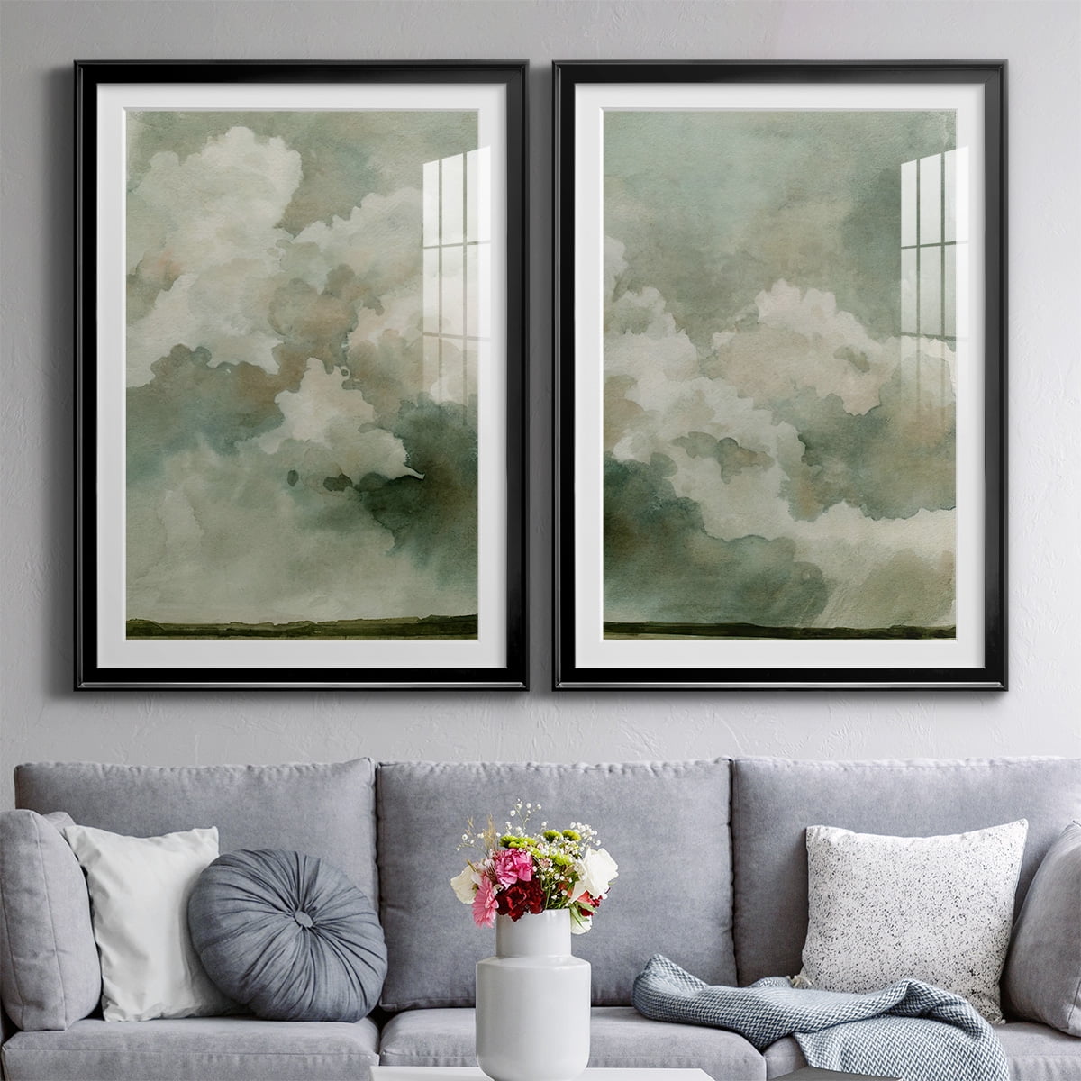 Wexford Home Coming Rain I Premium Framed Print, 18.5" x 24.5" - Ready to Hang, Black (Set of 2)