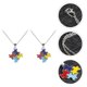 thumbnail image 4 of 2pcs Autismo Conciencia Collar Premium Autismo Collar Autismo Especial Collar, 4 of 5