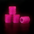thumbnail image 5 of Lssam Tire Valve Caps That Glow, Universal Fluorescent Glow in The Dark Valve Stem Caps, for Car Truck Motorcycle SUV Bike, Nighttime Safety Enhancement, 5 of 9