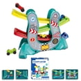 thumbnail image 1 of Race Car Track Ramp Toy for Toddler  Fine Motor Skill Learning Toys with 4 Mini Car for Age 4, 1 of 5
