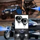 thumbnail image 5 of Par Faros Auxiliares Led Ojos De Ángel 60w Para Auto Moto, 5 of 8