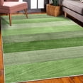 thumbnail image 3 of Rustic Decorative Rug, Painted Wood Board Horizontal Lines Birthdays Easter Holiday Backdrop Image, Quality Carpet for Bedroom Dorm and Living Room, 6 Sizes, Fern Green, by Ambesonne, 3 of 4