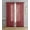 Burgundy, variant on Kate Aurora Living 2 Pack Semi Sheer Plaid Grommet Top Window Curtains - Silver/Gray, 84 in. Long