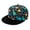 Black, variant on MKKAS Kids Toddler Baseball Cap Hat Cartoon Print Street Style Flat Brim Printed Adjustable Hip Hop Hat for Summer Sunshade Wear, Light Blue, M
