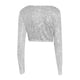 thumbnail image 4 of Top sexy de manga larga con lentejuelas - Corte ajustado, poliéster - Informal/Fiesta - S-XL, 4 of 4