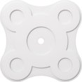 thumbnail image 1 of Ekena Millwork CMP38LA-03000 38 Po OD x 3 Po ID Carré Luna Architectural Grade PVC Contemporain Plafond Médaillon, 1 of 1