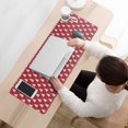 thumbnail image 3 of Long Mouse Pads for Desk,Red Christmas Tree Pattern Desk Mats on Top Of Desks, Desk Mouse Pad Extra Large with 3mm Non-Slip Base and Stitched Edge for Gaming,Office,Work,Home 31.5x11.8in, 3 of 5