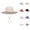 Beige, variant on Kids Vacation Style Solid Mesh Bucket Hat - Breathable Face Covering Sun Protection Caps, Anti-UV Function For Beach Summer Outdoor Play & Travel Essentials For Boys Girls Children