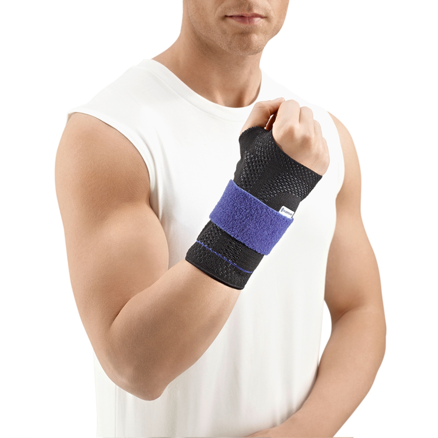 Bauerfeind ManuTrain Right Wrist Support Relieves Strain and Stabilizes
