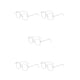 thumbnail image 3 of Guardurnaity Gafas de miopía de Metal con lentes antiazules, gafas cuadradas transparentes, gafas graduadas plateadas, luz plana antiazul Type2 NO2, 3 of 6