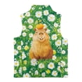 thumbnail image 5 of Pzuqiu Capybara Sleeveless Vests Casual Clothes for Boys 3T Soft Lightweight Zipper Winter Sleeveless Jacket with Pockets Fleece Fall Outfits Fashion Clothing for Daily Life, 5 of 7
