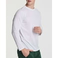 thumbnail image 5 of Real Essentials 3 & 5 Pack: Men's Mesh Quick Dry Athletic Long Sleeve T-Shirt UPF SPF UV Sun (Available In Big & Tall), 5 of 6