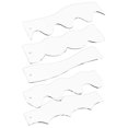 thumbnail image 1 of HLONK 5 Pcs Wave Edge Quilting Ruler and Templates Acrylic Quilting Templates Free Motion Sewing Rulers 6 Wavelengths Quilting Stencils Transparent Quilting Templates for Sewing Quilting, 1 of 11