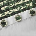 thumbnail image 4 of Feelyou Green Square Camo Black Out Curtains, US Flag Curtains Pack of 2 (42x63 Each), 4 of 6