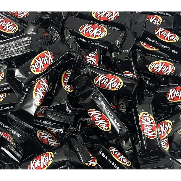 Bilot KIT KAT Miniatures Dark Chocolate Candy Bars, Bulk Pack 2 Pounds
