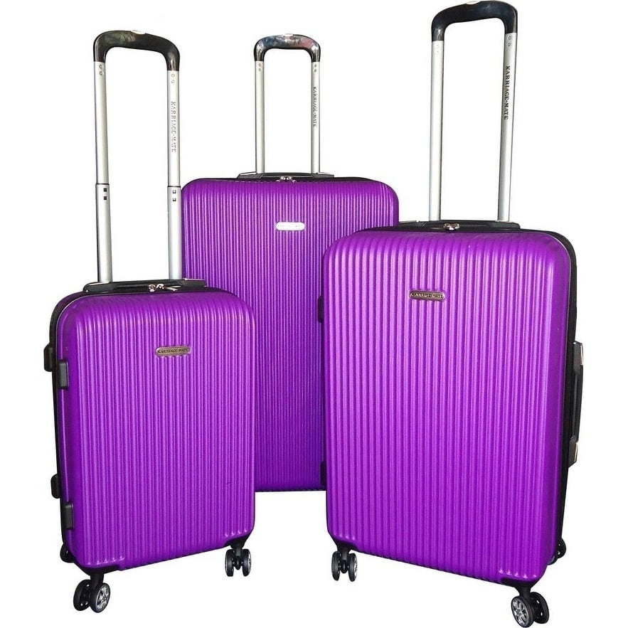 purple suitcase walmart