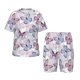thumbnail image 1 of Balery Butterflies in Pastel Conjunto de Pijama Infantil de Manga Corta con Estampado – Ropa de Dormir de Algodón Suave-Medium, 1 of 6