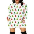 thumbnail image 1 of Ladies‘ Christmas Hoodie with Long Sleeves and Cartoon Print  featuring Pockets, 1 of 5