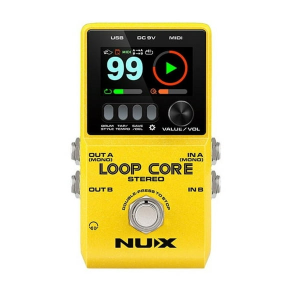 NUX Stereo Looper and Drum Machine Pedal