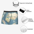 thumbnail image 6 of Naloa World Map Print Mens Underwear - Boxers for Men, Classic Briefs for Men, 6 of 9