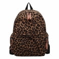 thumbnail image 2 of UJNDER Students Leopard Print Large Capacity Backpack for Commuting Travel and Daily School Use Versatile Daypack,Brown,Large, 2 of 7