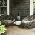 thumbnail image 3 of LuxenHome Gray MgO Pineapple Outdoor Statue, 3 of 10