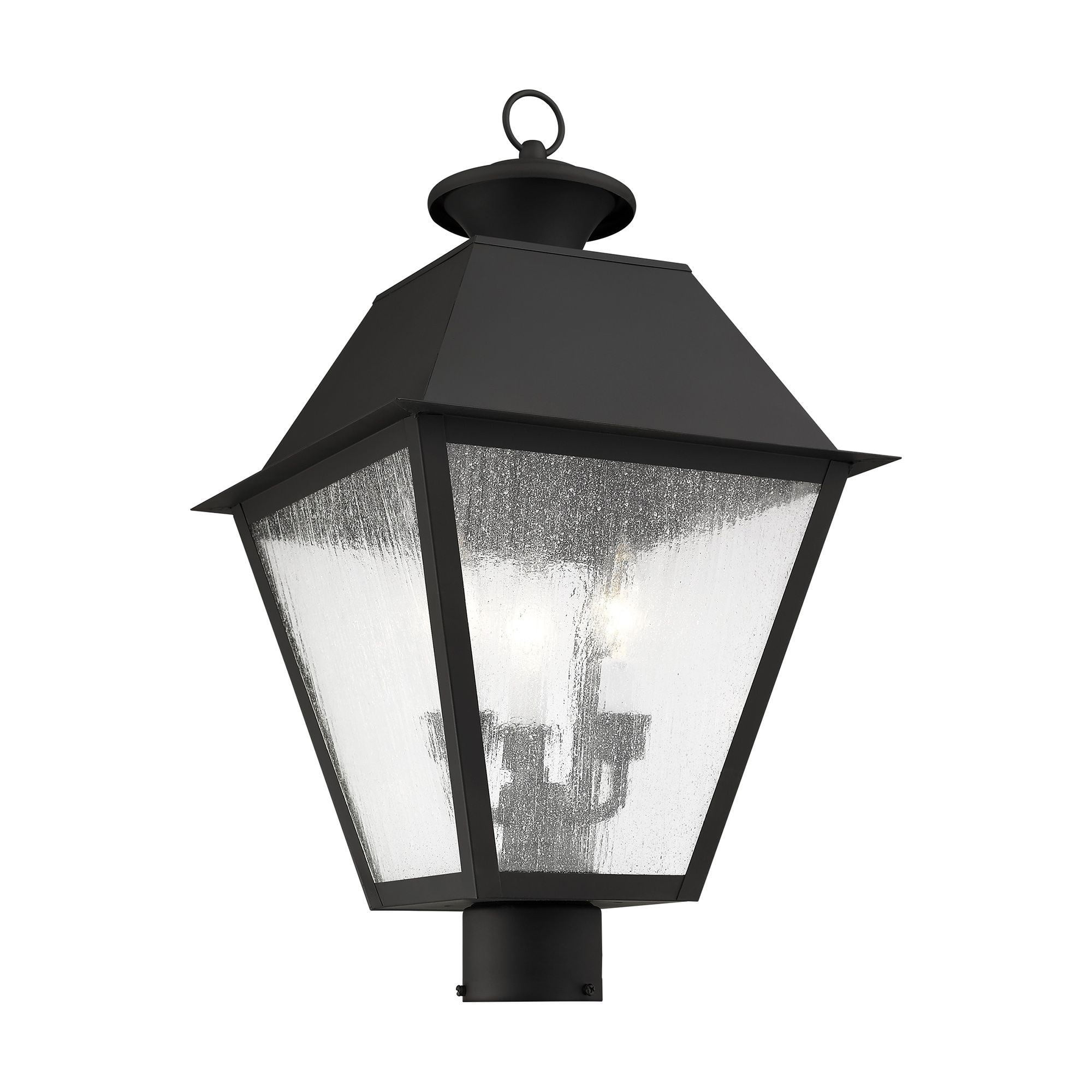Livex Lighting Mansfield 3 Light Outdoor Post Lantern