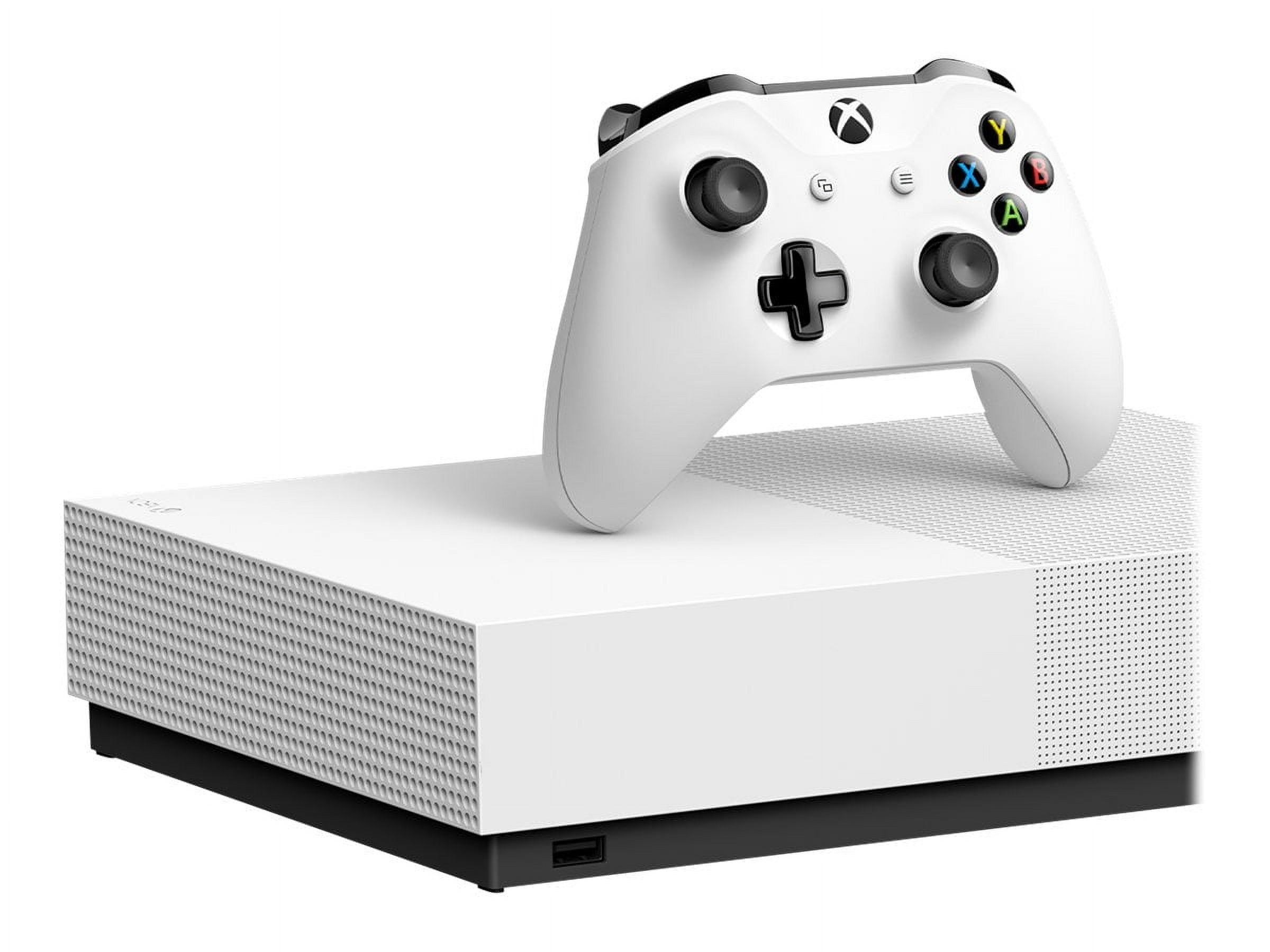 Restored Microsoft Xbox One S 1TB All-Digital Edition Console (Disc-free Gaming), White, NJP-00024 (Refurbished)