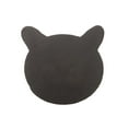 thumbnail image 1 of Braided Cotton Cat Shape Mat Black 16 X 16, 1 of 3