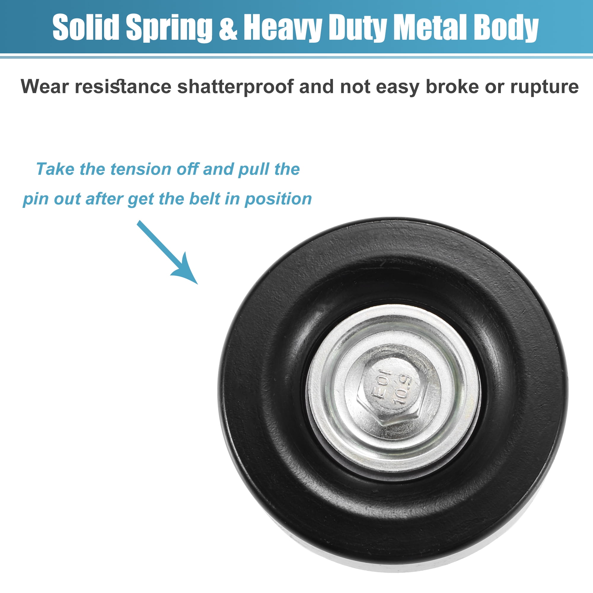 Drive Belt Tensioner Assembly Accessory Idler Pulley No.68027603AA for Jeep Wrangler 2009-2010 2007