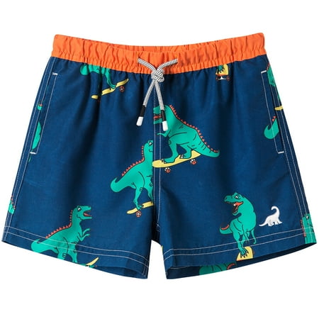 

SURF CUZ Toddler Boys Swim Trunks Baby Swimwear Mesh Lined Little Boys Swim Shorts UPF 50+ Sizes 2T-7