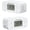 White-2PK, variant on 24 Hour Programmable Digital Timer Outlet with 1 Grounded Outlet, Timers for Electrical Outlets, Light Timer for Indoor Lamp Fan Aquarium, 125V/15A/1000W, 3 Prong, 1/2 HP, Black