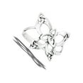 thumbnail image 4 of Celtic Knot Butterfly Ring .925 Sterling Silver Band Jewelry Female Male Unisex Size 10, 4 of 4