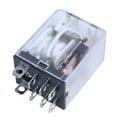 thumbnail image 2 of Relé electromagnético LED verde DPDT de 8 pines con bobina de 12 V CC JQX-13F LY2, 2 of 8