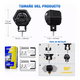 thumbnail image 5 of Faros Auxiliares de Lupa 120w Para Auto Con Estrobo 2 Piezas, 5 of 5