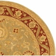 thumbnail image 5 of SAFAVIEH Anatolia Spencer Floral Area Rug, Light Green/Red, 8' x 8' Round, 5 of 7